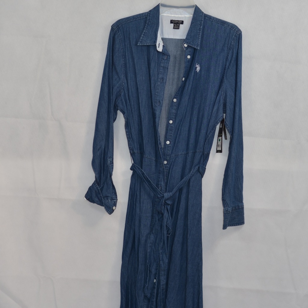 US Polo Assn Shirt Dress SZ XL NWT